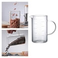thumbnail image 6 of Fiocias Glass Cup with Scale Hot Cold Drink Pitcher Large Capacity Measuring Cup for Tea 1000ml, 6 of 9