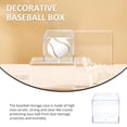 thumbnail image 3 of Decorative Baseball Box Household Baseball Holder Transparent Baseball Case Baseball Accessory, 3 of 5