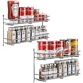 thumbnail image 3 of Two-tier kitchen wall-mounted spice rack wall-mounted shelf (2 piece set), 3 of 3