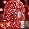 thumbnail image 1 of Guirnalda de luces navideñas KNONEW, 203 pies, 600 LED, impermeables, 1 of 5