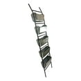 thumbnail image 3 of 73"H Rustic Galvanized Iron Metal Farmhouse Planter 5 Bucket Tiered Ladder Decor, 3 of 8