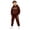 Brown*, variant on RUTAYY Boys 2 Piece Set City Graphic Long Sleeve Pullover Hoodie Jogger Pants Cozy Hooded Tracksuit Casual Everyday Wear, Brown