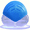 Blue, variant on Leaf Humidifier 1800ML Large Capacity Ultrasonic Cool Mist Humidifier with Green LED Color Changing Lights, Air Freshener, Black