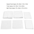 thumbnail image 3 of 6PCS Bathroom Towels Soft Cotton Absorbent Quick Dry Towel, Large Absorbent Bath Towel Set for Household Dormitory Use, 3 of 9