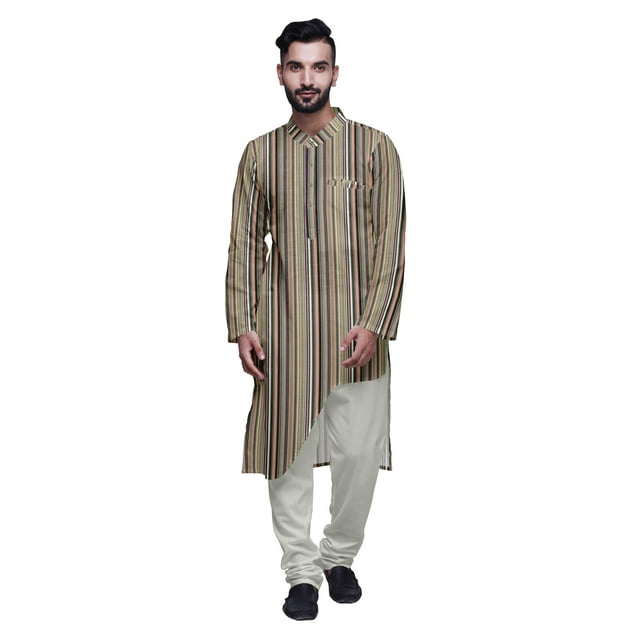 Atasi Printed Ethnic Kurta Pajama Set Summer Party Wear Kurta Pyjama For Men