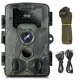 thumbnail image 1 of VEATOOL PR1000 Infrared Night Vision Outdoor Hunting Camera, Non-Cellular Non-WiFi Version, 58MP 1080P, 0.1s Motion Trigger, IP66 Waterproof, for Home Security & Wildlife Monitoring, 1 of 8