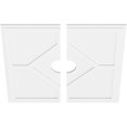 thumbnail image 2 of Embry Architectural Grade PVC Contemporary Ceiling Medallion 36"OD x 6"ID x 12 1/2"C - Two Piece, 2 of 11