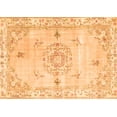 thumbnail image 1 of Ahgly Company Indoor Rectangle Abstract Orange Contemporary Area Rugs, 2' x 3', 1 of 1