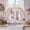 Multicolor, variant on Purple Butterfly Kitchen Curtain for Berdoom Living Room Cafe 45 Inch Length, Cute Rainbow Spring Floral Botanical Tiers Curtains Light Filtering Drapes Rod Pocket Window Treatment 2 Panels 52"Wx45"L