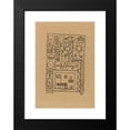 thumbnail image 2 of Joaquín Torres-García 11x14 Black Modern Framed Museum Art Print Titled - Untitled (1935), 2 of 5
