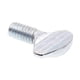 thumbnail image 1 of Prime-Line 9045369 Tornillo de mariposa sin cabeza de pala de hombro 1/4 in-20 x 1/2 in acero galvanizado, paquete de 25, 1 of 2