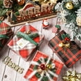 thumbnail image 5 of AURChristmas Red Wrapping Paper, 12 Folded Sheet with 4 Different Tartan Plaid Design for New Year Celebrations Holiday Gift Wrapping, 27.5 x 19.6 inches Per Sheet, 5 of 16
