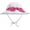 White+Rose Red, variant on Baby Sun Hat Baby Girl Hats with Bows UPF 50  Toddler Bucket Hat Infant with Wide Brim Baby Beach Hat