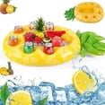 thumbnail image 1 of Inflatable Beverage Cooler for Parties BBQ Picnic and Pool, Yellow Plastic Drink Ice Holder, 75 x 45 cm, 1 Cooler, 1 of 6
