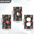 thumbnail image 7 of Yayeee Duplex Wall Plate 1-Gang 4.5"x2.7" Home Receptacle Light Switch Decorative Outlet Cover, Red Flamingo Pattern, 7 of 7