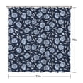 thumbnail image 5 of Pioneer Flower Floral Print Pattern Shower Curtain 72"x72" ,Bathroom Decorative Shower Curtains Set with 12 Hooks,Modern Waterproof Washable Shower Curtain, 5 of 6