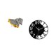 thumbnail image 5 of Manta de punto,Manta de punto decorativa para el hogar,Reloj de pared grande,Reloj de pared acrílico silencioso moderno,Reloj de pared grande para oficina,silencioso,fácil de leer y sencillo., 5 of 8