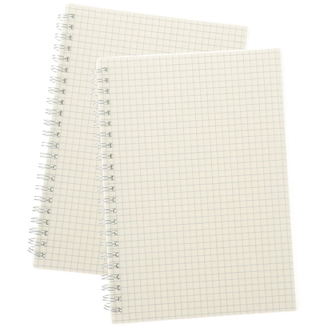 AMERTEER Étui Paquet Papier à Motifs Spirale Carnet Mathématiques Ingénierie Grille Journal Carnet Bloc-Notes