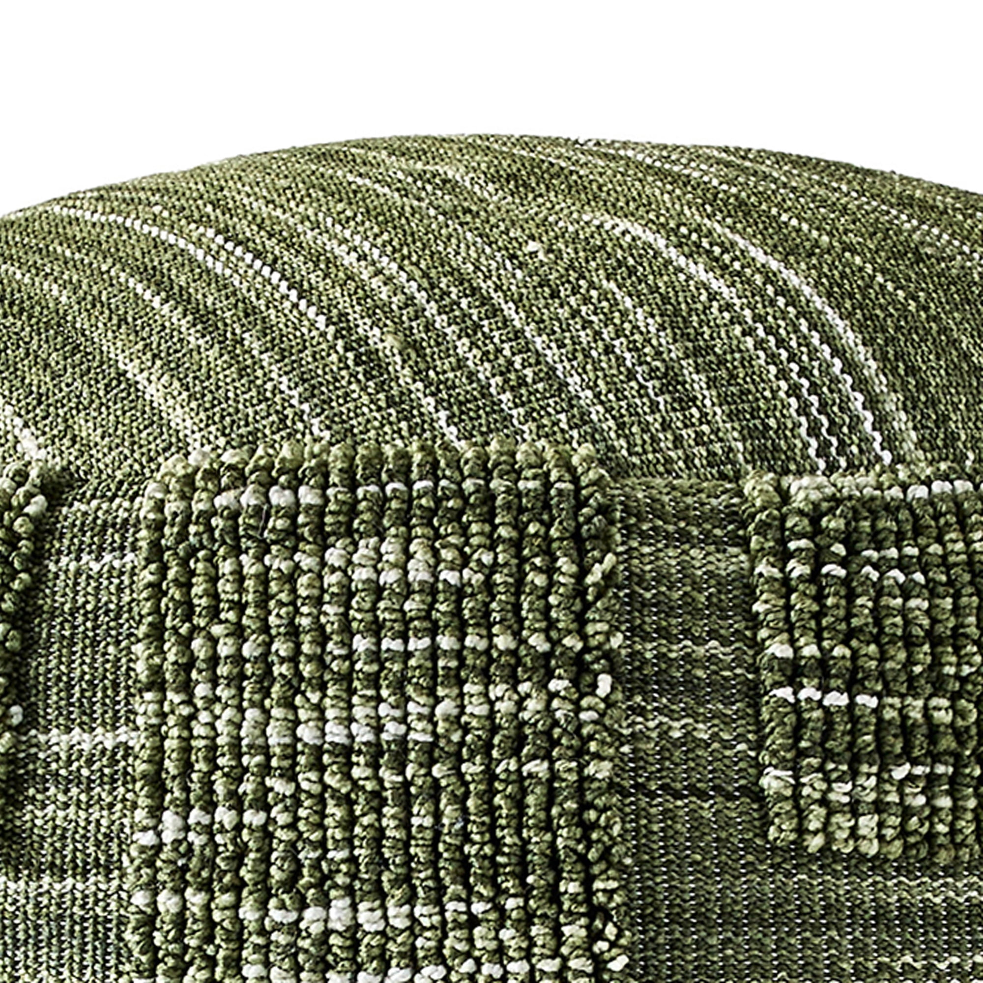 Better Homes & Gardens Space Dye Pouf Cover, Green, 18 in x 18 in x 18 in