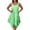 Green-5, variant on Casual Summer Dress Sleeveless Asymmetric Style With Heart Print Flowy Comfortable Dress