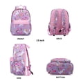 thumbnail image 2 of Nice Choice Cute Toddler Preschool Backpack Dinosaur Unicorn School Book Bag for Girls, Boys, Kids, Kindergarten Nursery Travel Bag with Chest Strap(Purple Unicorn), 2 of 7