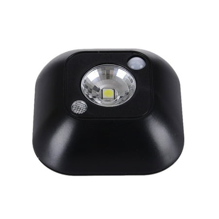 

wendunide Household Electric Appliances LED Mini Wireless Infrared Motion Sensor Night Light Wall Emergency Wardrobe Cabinet Night Lamp atmosphere light Black