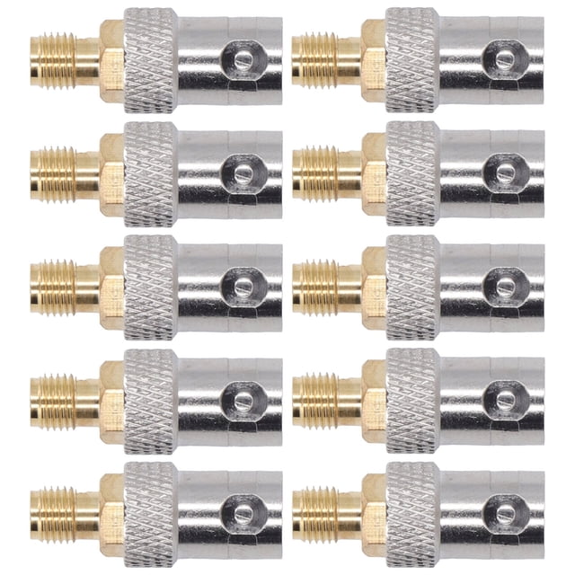 Juego De Conectores De Línea Coaxial, Conexión Firme Adaptador De Cable Coaxial RF Ancho De Banda Ancho 10 Piezas Para Radio ANGGREK RF Adapter