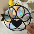 thumbnail image 6 of RuiJiao Dog Moon Suncatcher, Angel Memorial Statue - Stained Glass Window Hanging, Pet Sympathy Gift, 6 of 8
