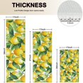 thumbnail image 4 of Yellow Lemon Fruit Leaves White Pattern Kitchen Rugs Sets Of 3,Kitchen Runner Rugs Non Skid Washable,Decorative Kitchen Floor Mats for Kitchen,Sink,Laundry,17"x30"+ 17"x47" + 17"x59", 4 of 6