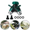 BCLONG Garden 2 Way Garden Hose Leak Free Lever Control Water Splitter
