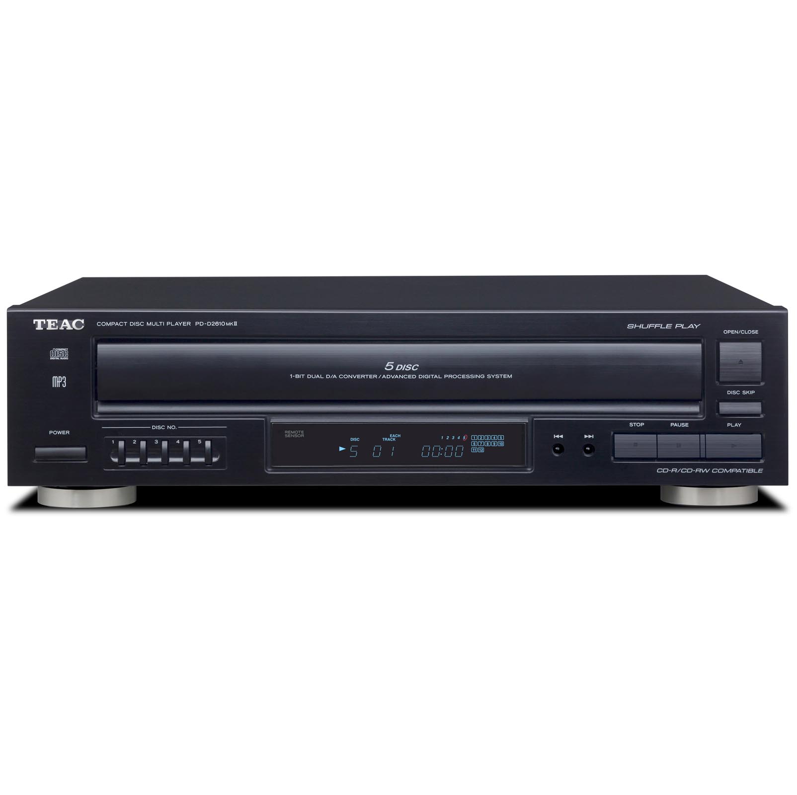 TEAC CDキャビネット CD-T300 BL 5個セット Teac 5-disc Carousel CD Changer with Remote - Walmart.com