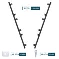 thumbnail image 3 of Uxcell Nylon Gear Rack, 2 Pack Total 6.6 ft Heavy Duty Reinforced Rack with Mounting Hardware Straight Gear, 3 of 8