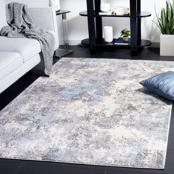 Safavieh Lagoon Neasa Diamond Area Rug, Light Gray/Light Blue, 5'3" x 7'6"