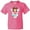 Neon Pink, variant on Cute Fairy, Brown Hair, Fairy Sitting On Mushroom Youth T-Shirt