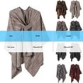 thumbnail image 5 of Betivan Women's Fashion Solid Color Tassel Split Shawl Warm Comfy Casual, Women's Fashion Scarves, Winter Scarves for Women, for Daily Home Outdoor, 5 of 5