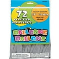 thumbnail image 2 of Unique Industries Latex Pearlized 16.0" Silver Solid Print Party Balloons, 72 Count, 2 of 2
