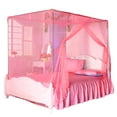 thumbnail image 1 of Mosquitera tipo domo para cama, diseño de malla transpirable, instalación sencilla, cortina para cama individual, 1 of 8