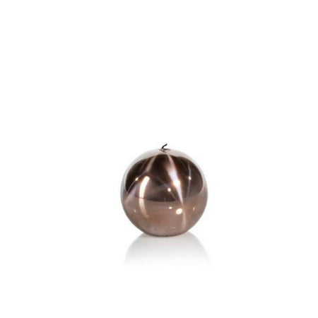 - Zodax Titanium Ball Candle Rose Gold Medium