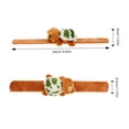 thumbnail image 2 of KAKOWELY Kids Play Bracelets Brown Plush Turtle Shaped Decoration for Holiday 1Set, 2 of 8