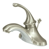 Kingston Brass KB3548GL 4 in. Centerset Bathroom Faucet, Brushed Nickel
