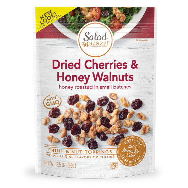 Salad Pizazz! Dried Cherries & Honey Toasted Walnuts Salad Toppings, 3.
