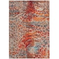 thumbnail image 2 of SAFAVIEH Valencia Anastasia Floral Polyester Area Rug, Multi, 5' x 8', 2 of 6