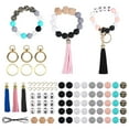 thumbnail image 2 of yuksok 84Pcs Beaded Making Kit DIY Crafts Key Rings Letter Beaded Handmade Open Rings, 2 of 4