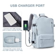 thumbnail image 4 of Large Travel Backpack Women, Carry On Backpack,Hiking Backpack Waterproof Outdoor Sports Rucksack Casual Daypack School Bag Fit 14 Inch Laptop with USB Charging Port Shoes Compartment, 4 of 10