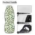 thumbnail image 5 of POLERO Green Fern Leaf Theme Front Car Seat Covers for Auto, Waterproof Automotive Seat Covers Interior Decor Polyester Car Seat Covers Set, 5 of 12