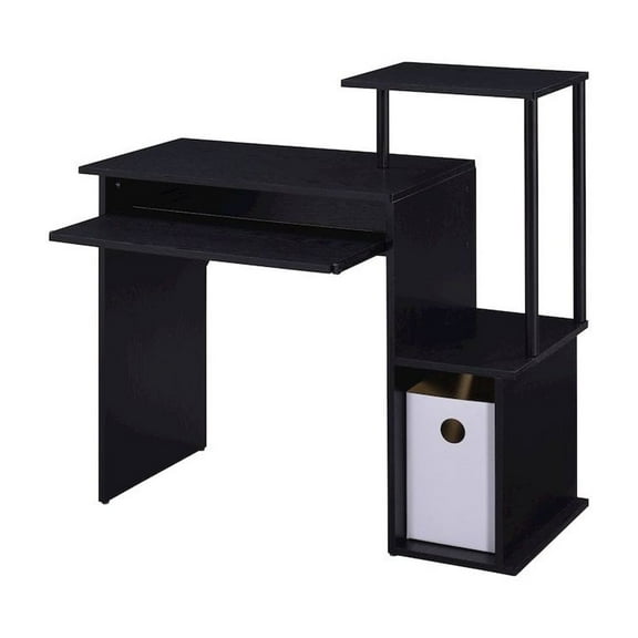 37" Black Computer Desk