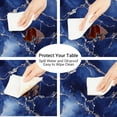 thumbnail image 5 of Blue Marble Modern Round Tablecloths with Elastic Edge Fitted Round Table Cloth Small Wipeable Washable Circle Table Covers for Dinner Patio Party Indoor Outdoor Kitchen Decor (Fit 36-44 in), 5 of 6