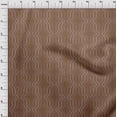 thumbnail image 4 of oneOone Cotton Poplin Twill Brown Fabric Geometric Allover Modern Traditional Sewing Craft Projects Fabric Prints By Yard 56 Inch Wide, 4 of 4