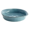 Rachael Ray Cucina Stoneware Round Baking Dish in Agave Blue