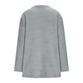 thumbnail image 5 of UTSJKR Cozy Sweaters for Women Soft Long Sleeve V Neck Comfort Sweater Lightweight Casual Pullover Winter Warm Long Tops Gray M, 5 of 9